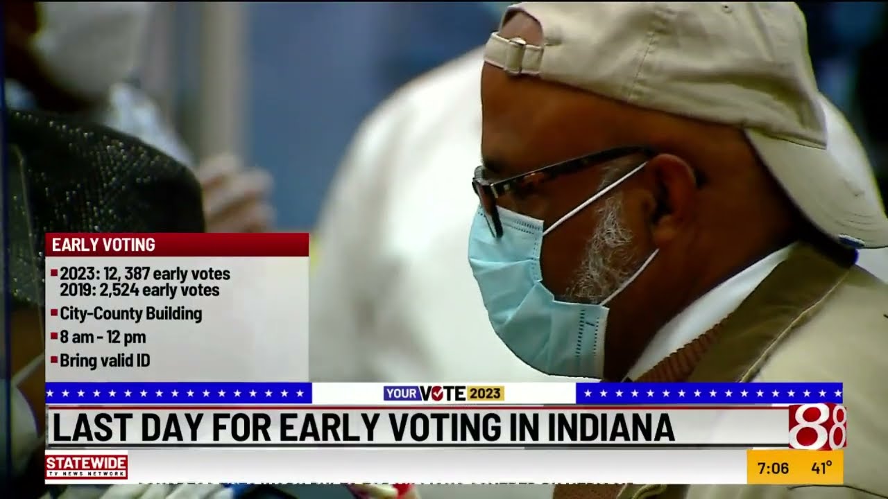 Monday Is Last Day For Early Voting In Indiana