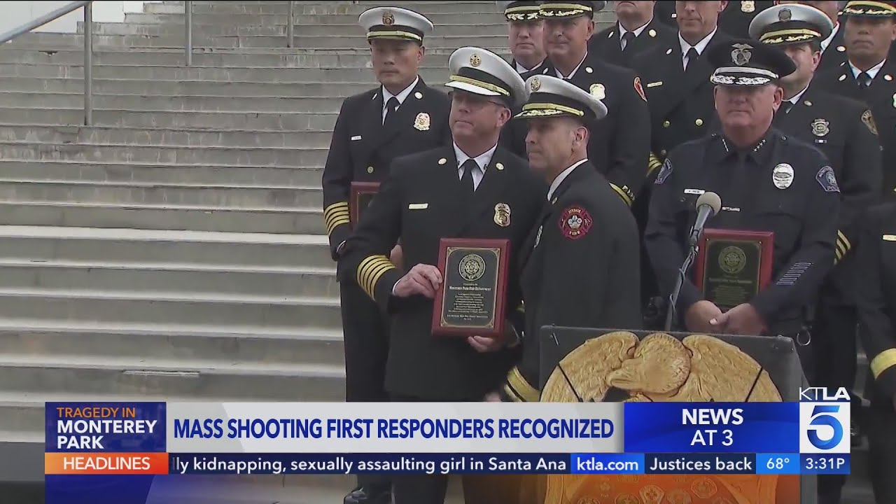 Monterey Park Shooting First Responders Honored