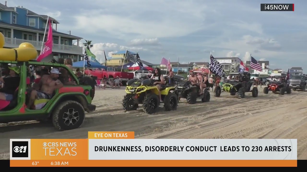 More Than 200 Arrested At Jeep Gathering On Galveston Beach | Dallas News