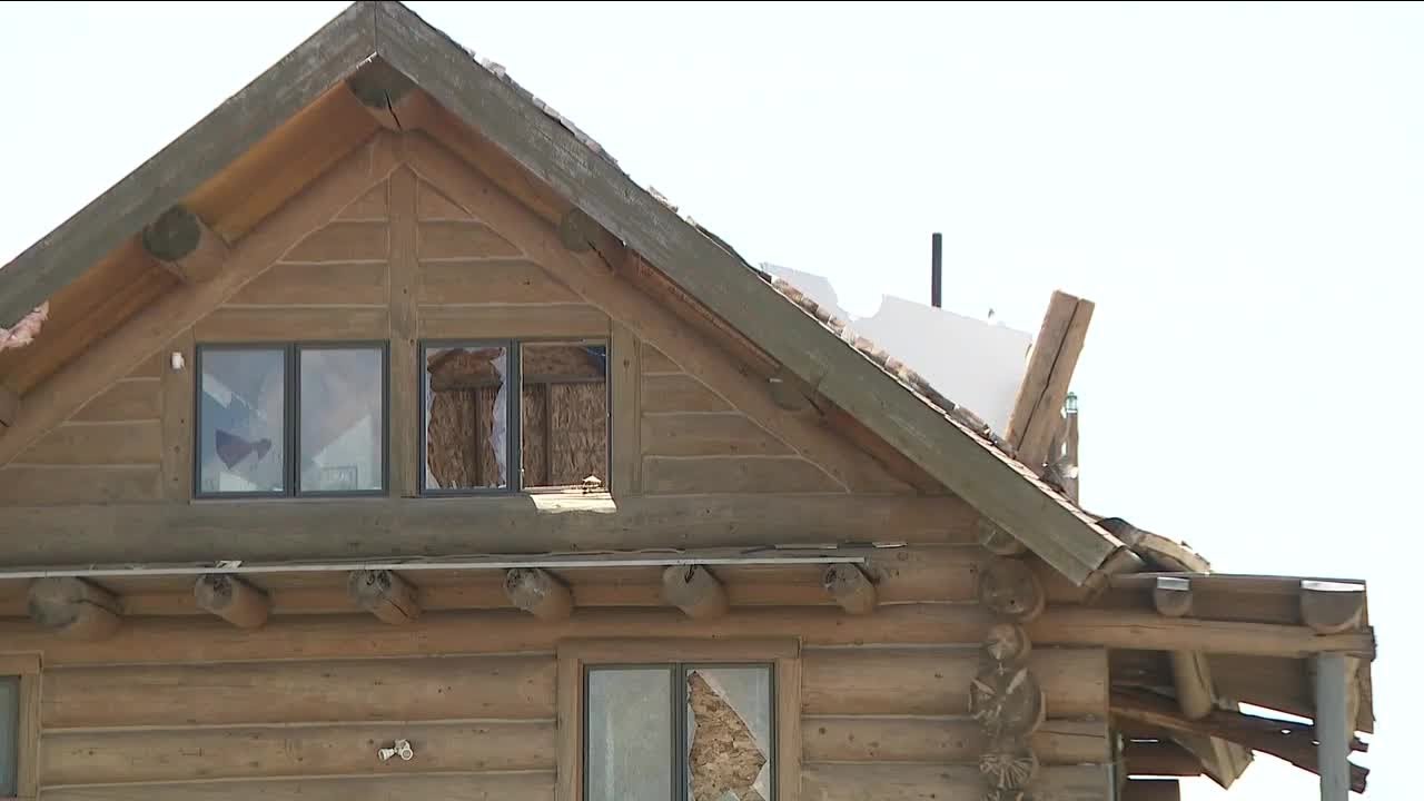 Morgan County Couple In Their 80s Cleaning Up Damage After Tornado Hits Their Home