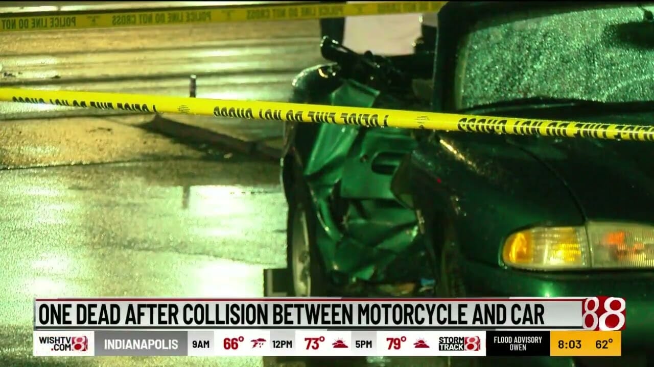 Motorcycle Rider Dies In Crash On Indy’s South Side