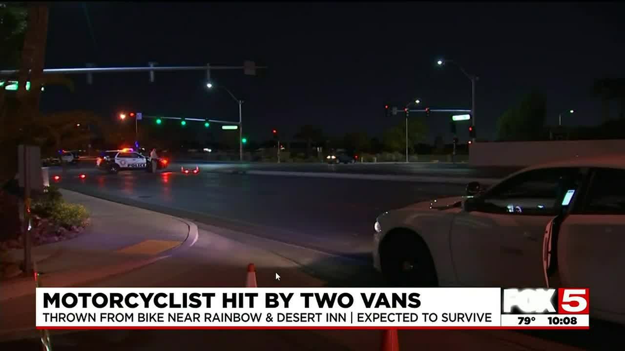 Motorcyclist Struck By 2 Different Vehicles Thursday In Southwest Las Vegas