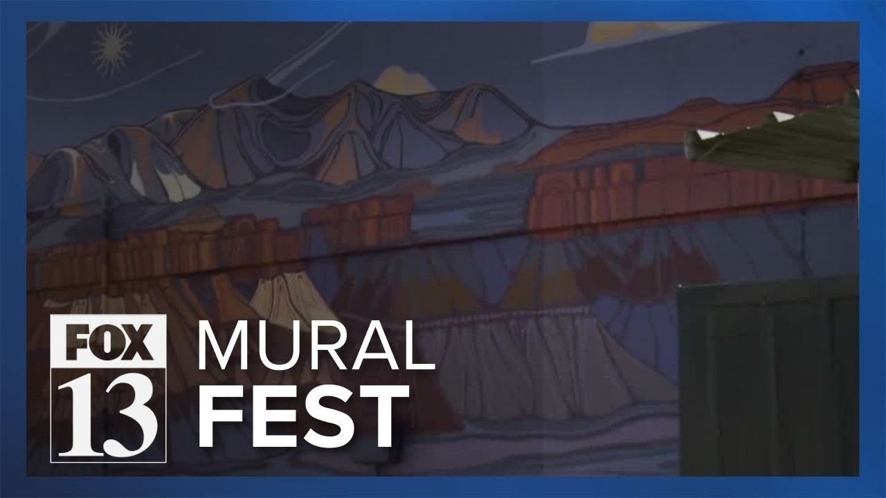 Muralfest Brings More Color, Visitors To South Salt Lake Community | Utah News