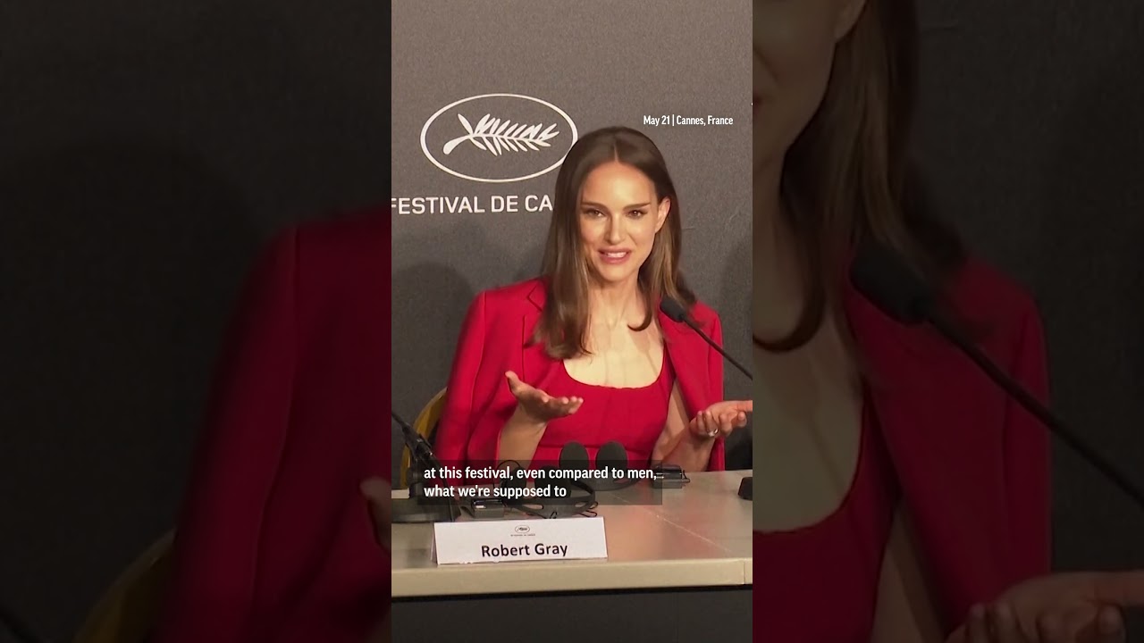 Natalie Portman Discusses Gender Roles While Promoting “may December” At Cannes. #shorts | Ap