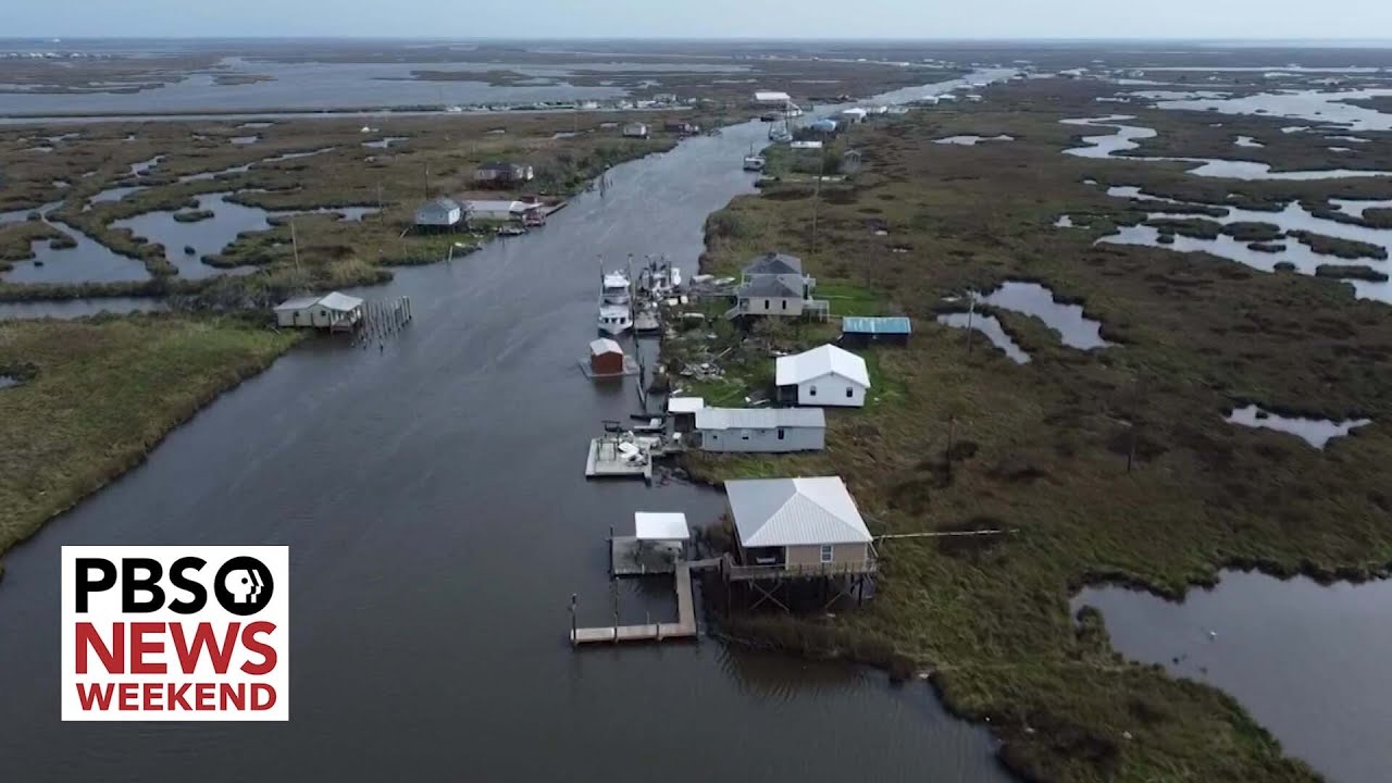 Native communities in Louisiana fight to save their land from rising seas