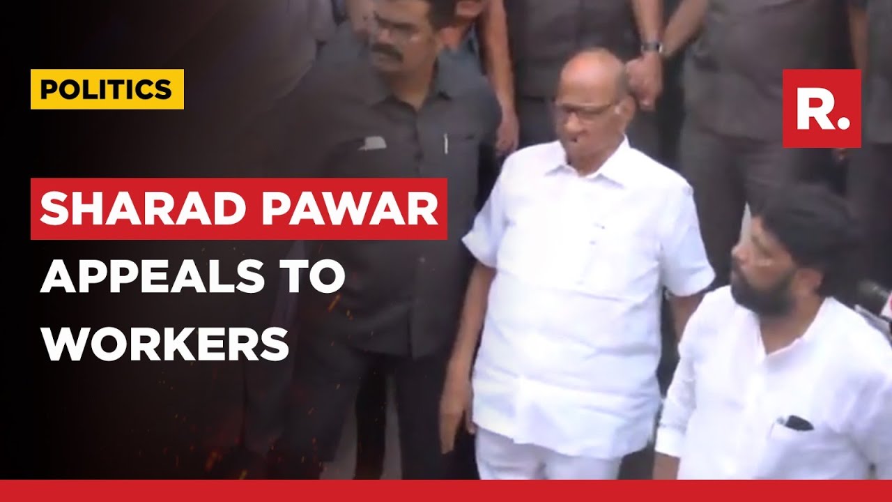 Ncp Veteran Sharad Pawar Appeals To Protesting Workers