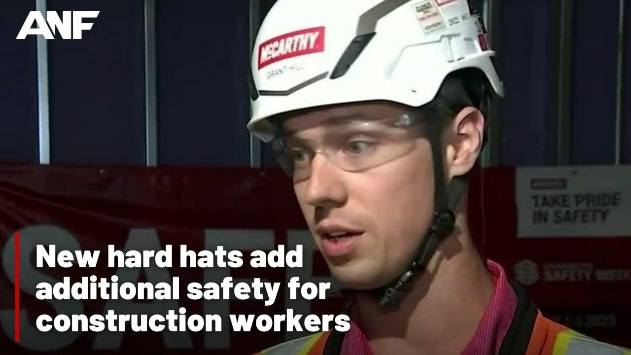 New Hard Hats Add Additional Safety For Construction Workers