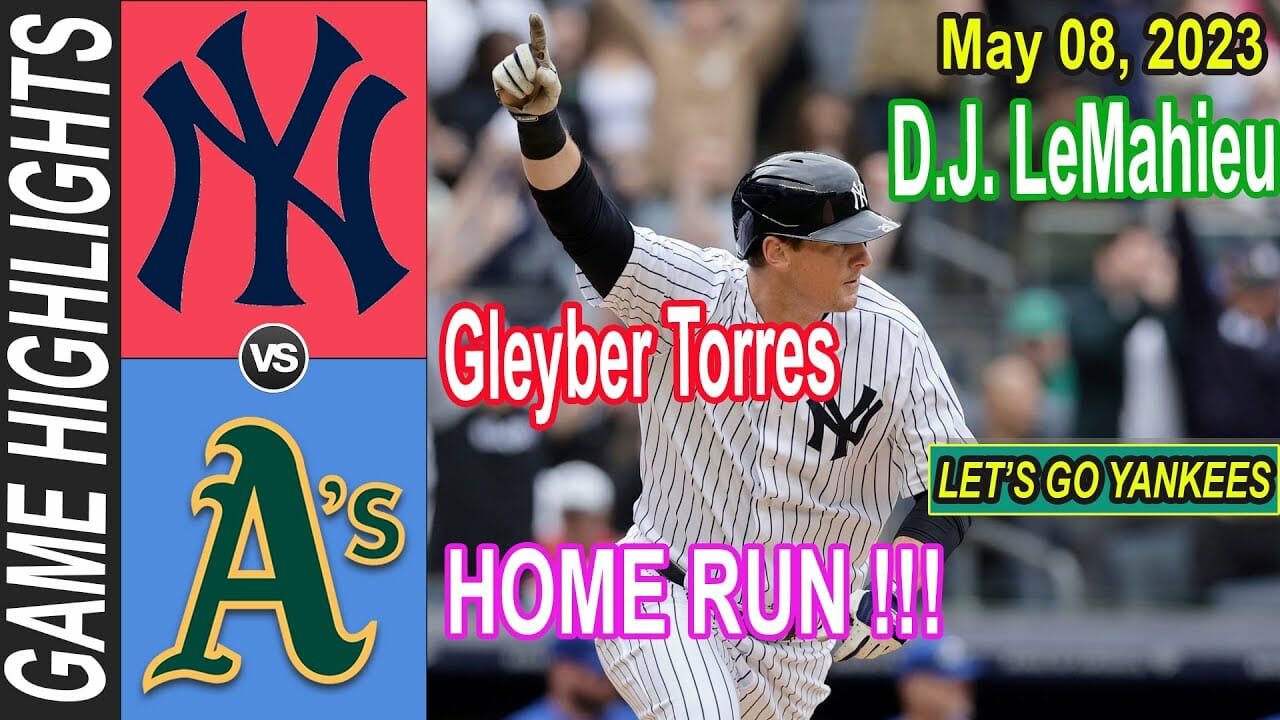 New York Yankees Vs Oakland Athletics (innings 5&6) Highlights May 08, 2023 | Mlb Highlights 2023