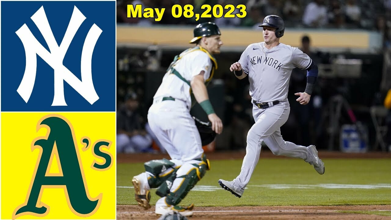 New York Yankees Vs Oakland Athletics 05/08/23 Full Game | Mlb Highlights | Mlb Season 2023