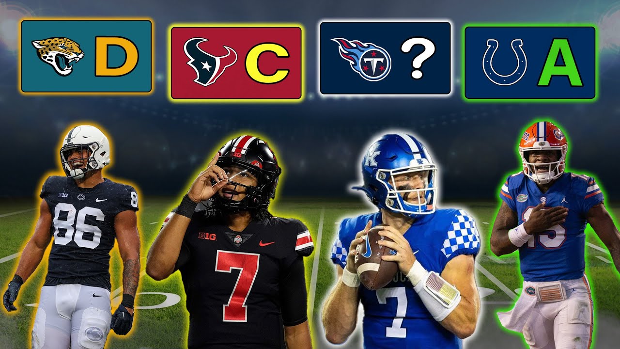 Nfl Draft Grades For Every Pick! | Afc South