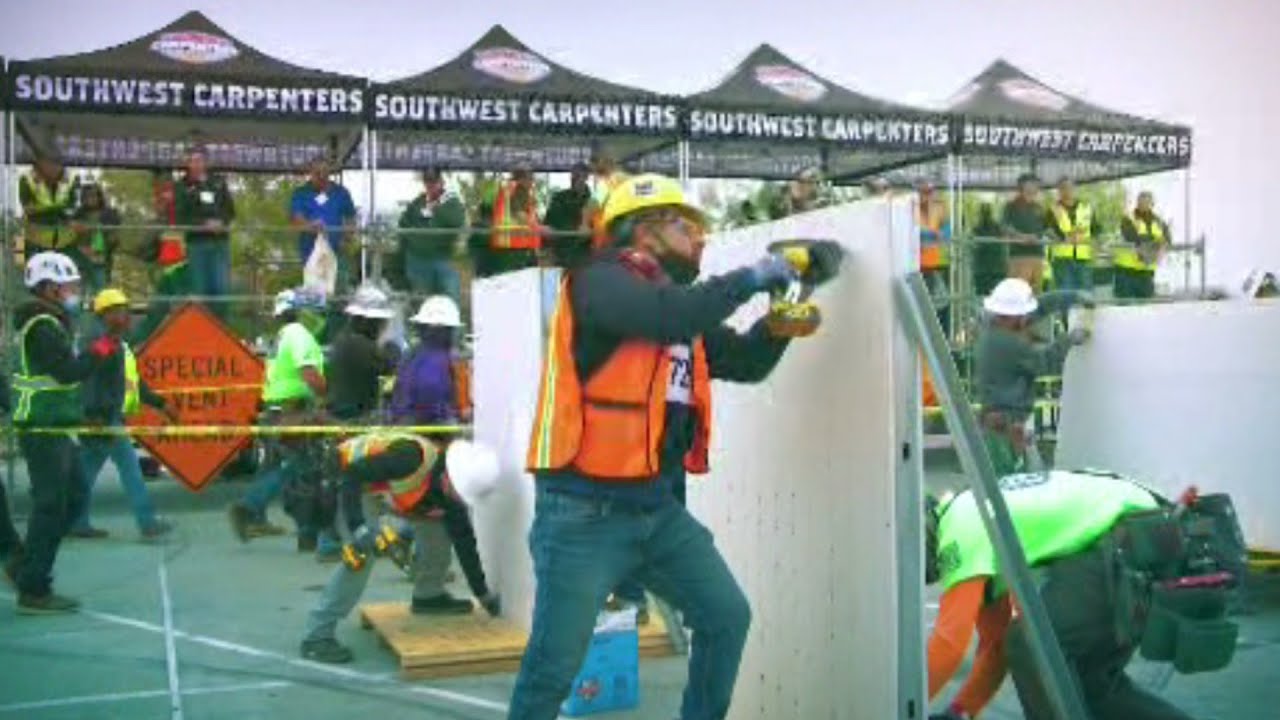 Nfl Style Tryouts Taking Place For Carpentry Jobs In Detroit