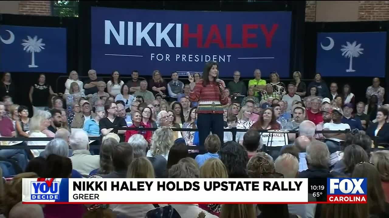 Nikki Haley Holds Campaign Rally In Greer