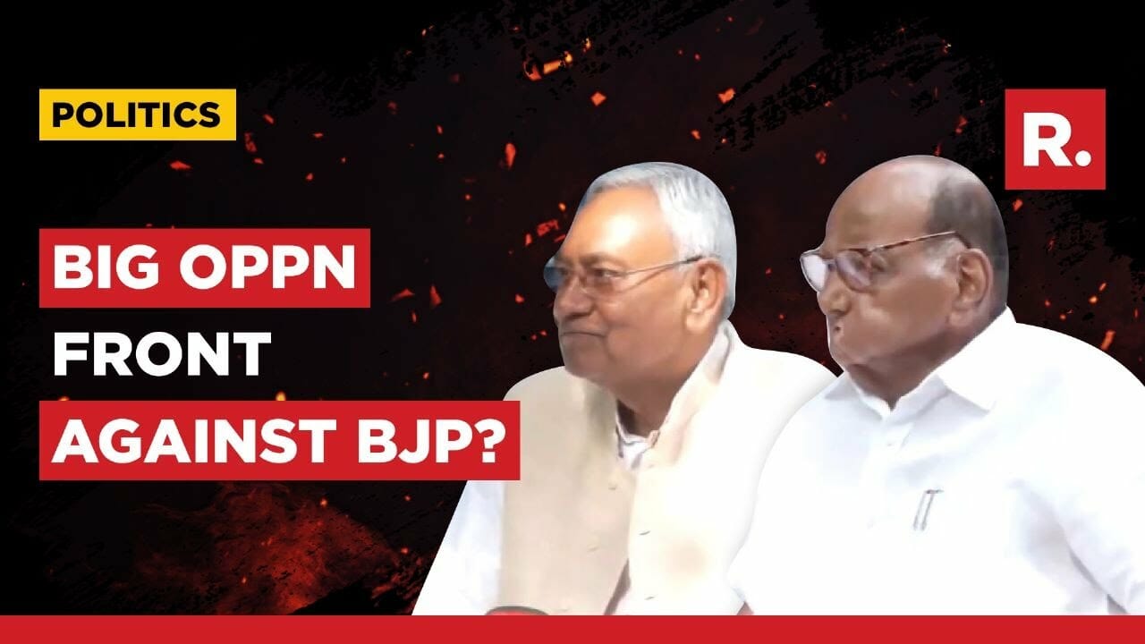 Nitish Kumar & Sharad Pawar Hold Joint Briefing; United Front Against Bjp On The Cards?