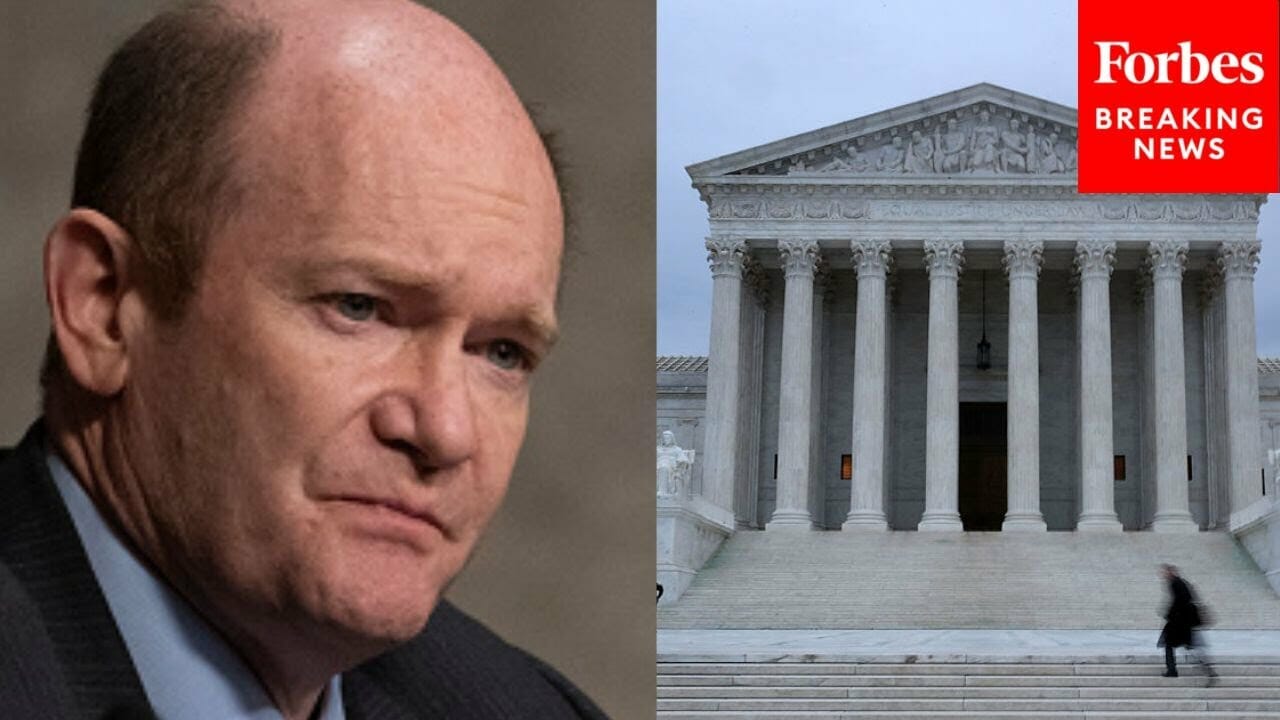 ‘not A Democrat Or Republican Issue’: Chris Coons Champions Code Of Ethics For Scotus Justices