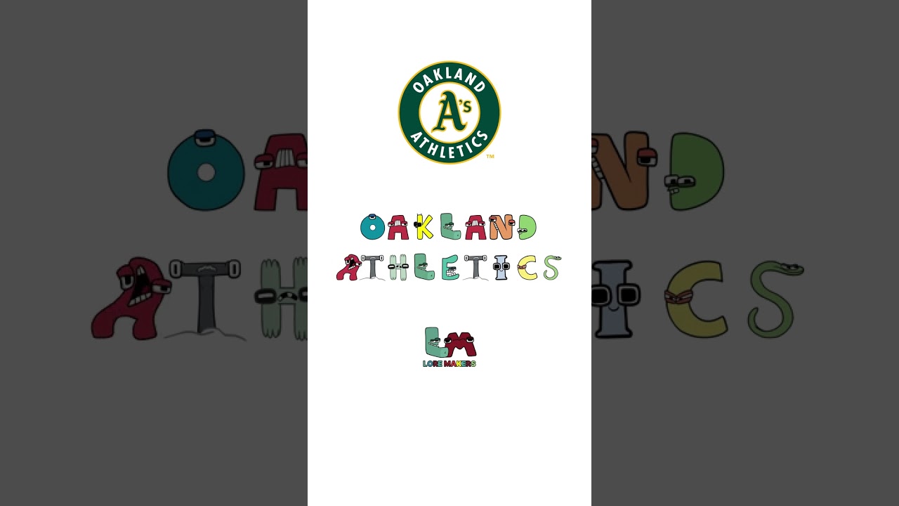 Oakland Athletics – Alphabet Lore #shorts