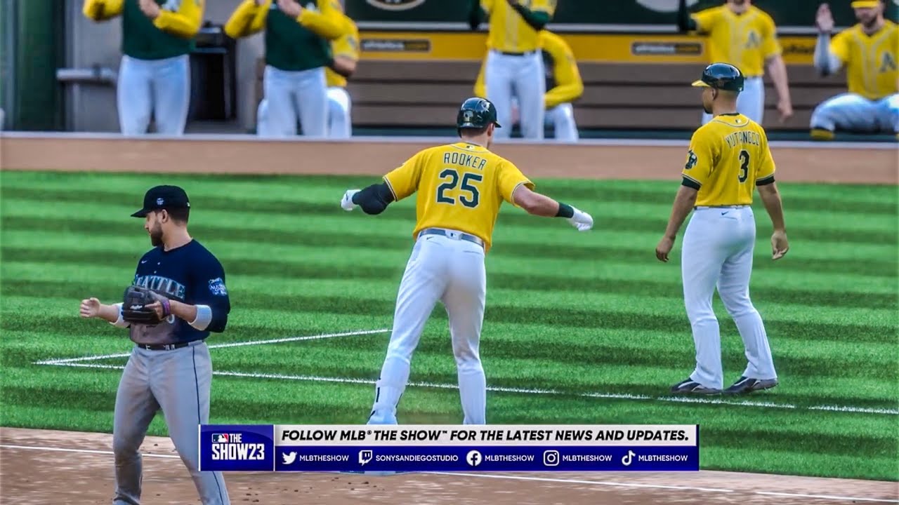 Oakland Athletics Vs Seattle Mariners 5/3/2023 Mlb The Show 23 Gameplay