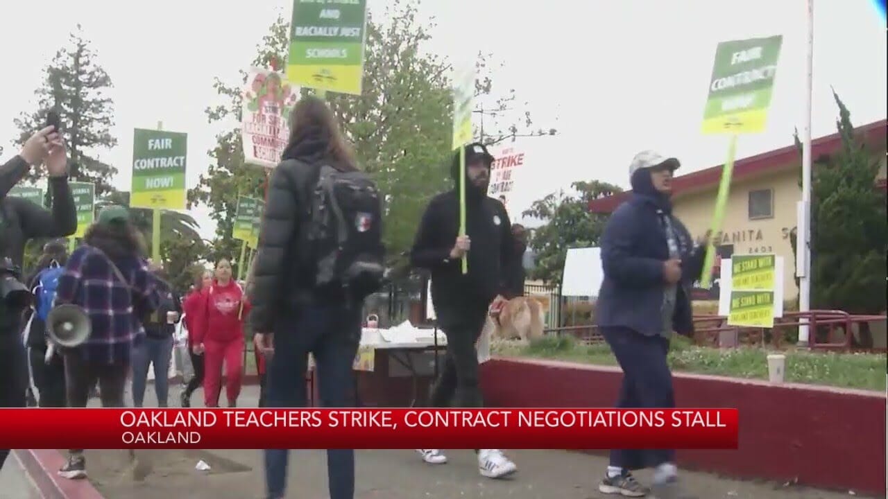 Oakland Teachers Strike As Contract Negotiations Stall