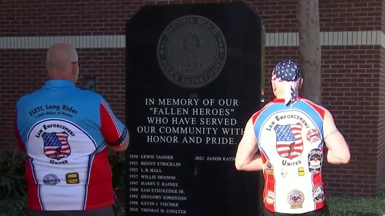 Officers Take 1,200 Mile Bike Ride To Honor Fallen Law Enforcement