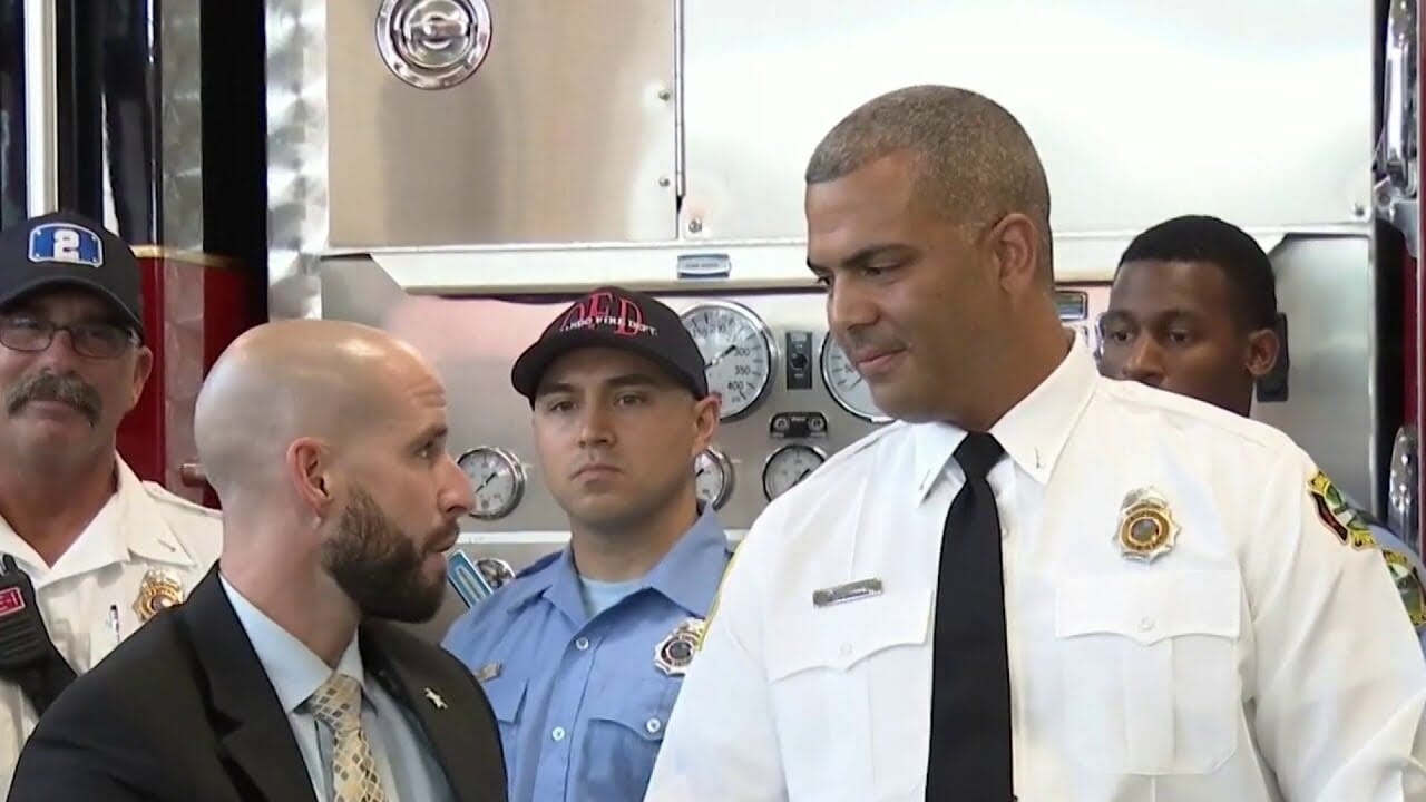 Orlando Firefighter Honored For Rescuing Deputy From Fiery Crash