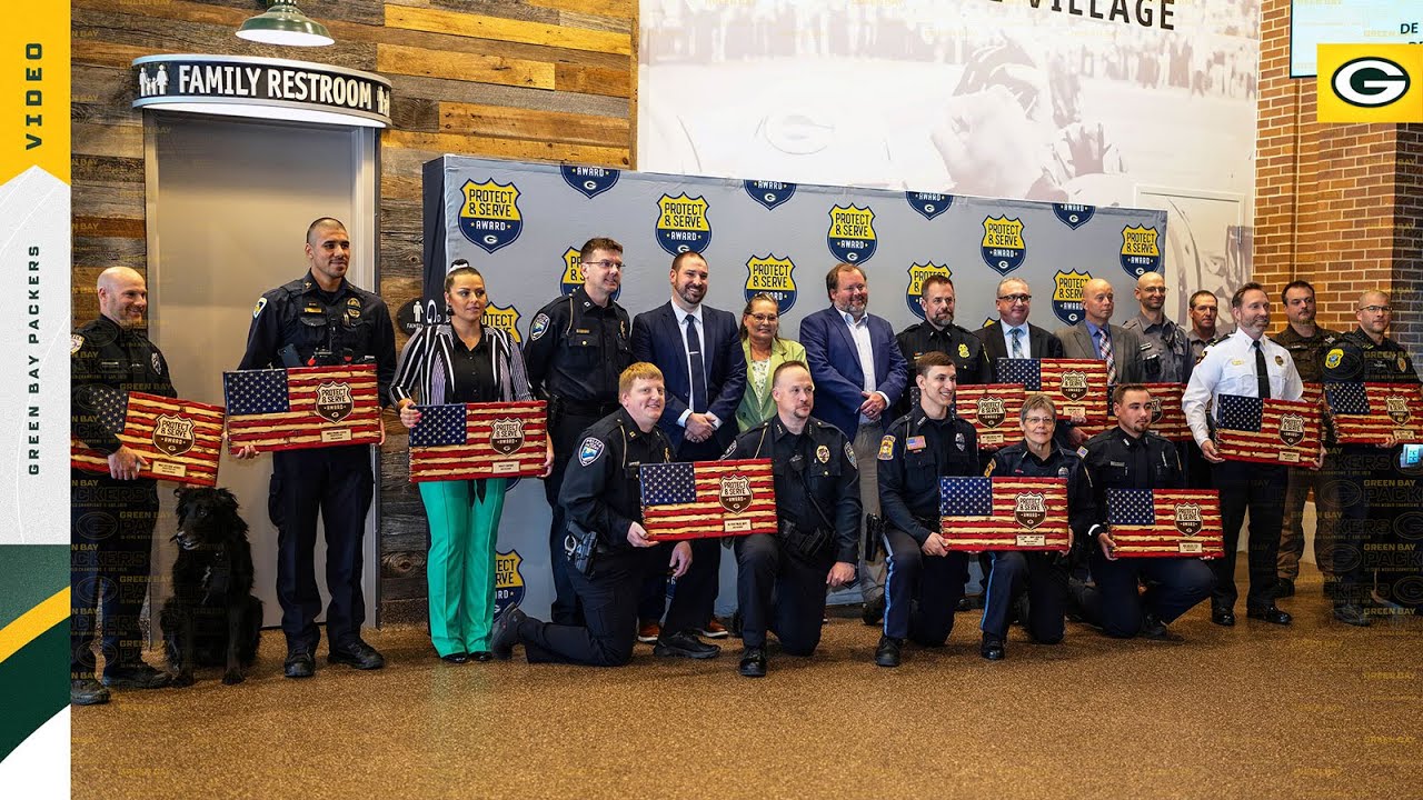 Packers Honor Protect And Serve Award Winners