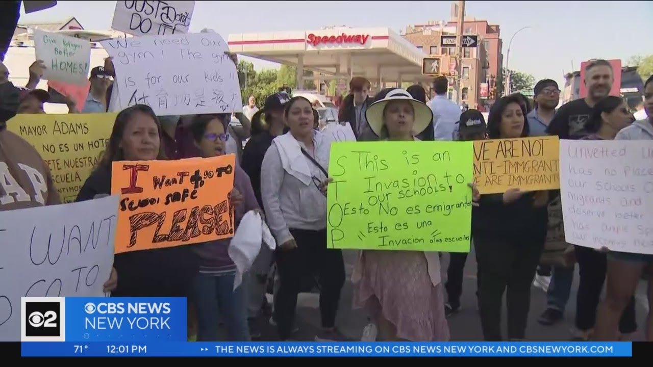 Parents, Students Push Back On Plan To House Asylum Seekers In Gyms