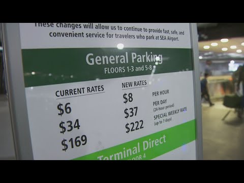 Parking Rates Increasing At Sea Tac Airport June 1