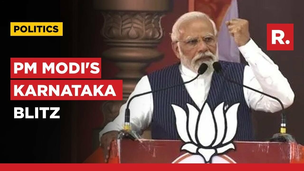 ‘people Of Karnataka Trust Bjp’s Double Engine Govt’: Pm Modi | Karnataka Election