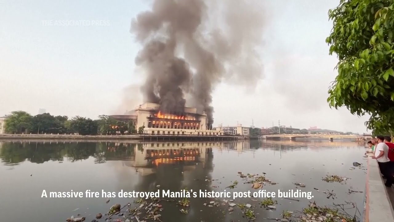 Philippines Blaze Destroys Historic Post Office | Ap