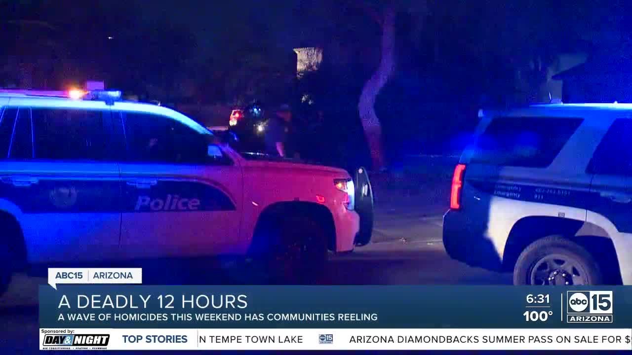 Phoenix Pd Scrambles To Investigate Six Homicides In Less Than 10 Hours