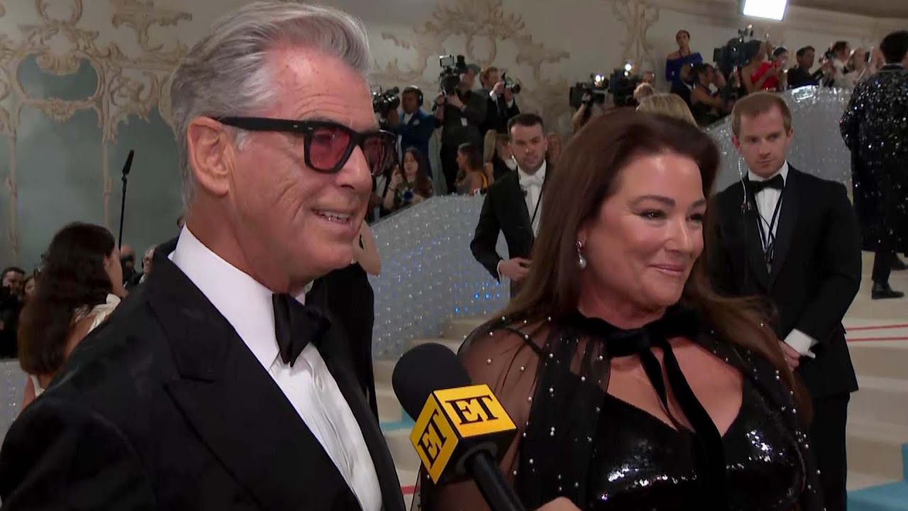 Pierce Brosnan Makes Met Gala Debut With Wife Keely (exclusive)