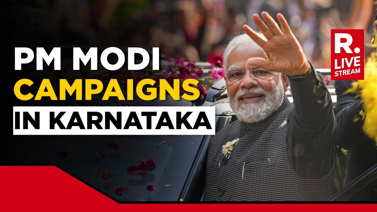 Pm Modi To Hold Biggest Roadshow | Bjp’s Campaign For Karnataka Elections Live