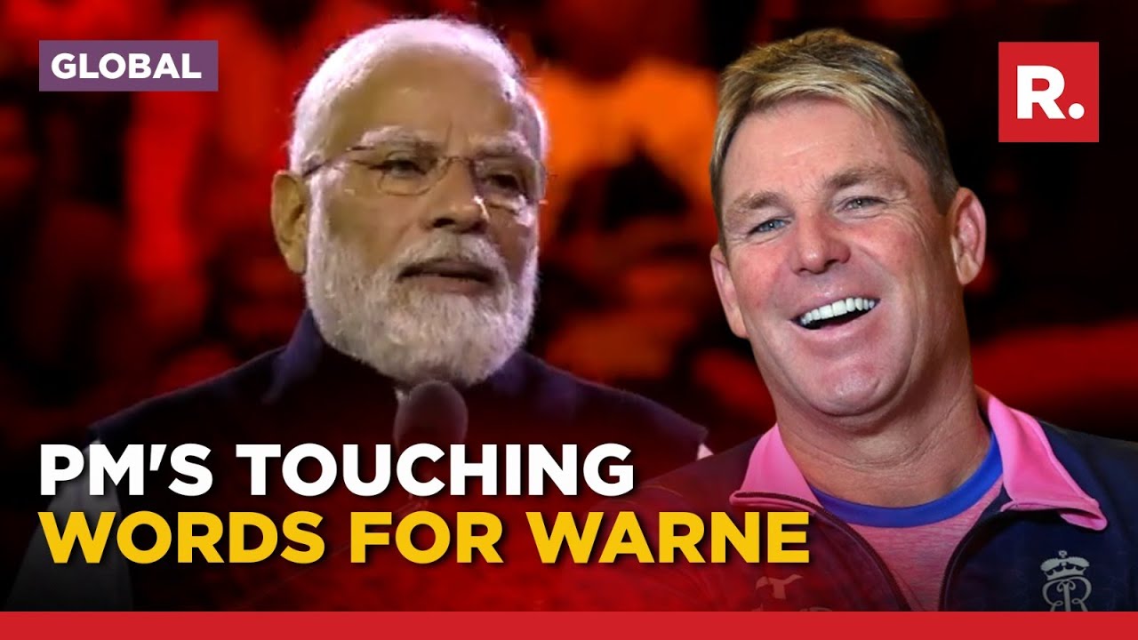 Pm Modi’s Tribute To Shane Warne In Australia: ‘like We’d Lost One Of Our Own’