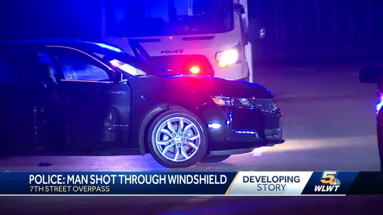 Police: Man Hospitalized After Being Shot Through Windshield Near Downtown Cincinnati