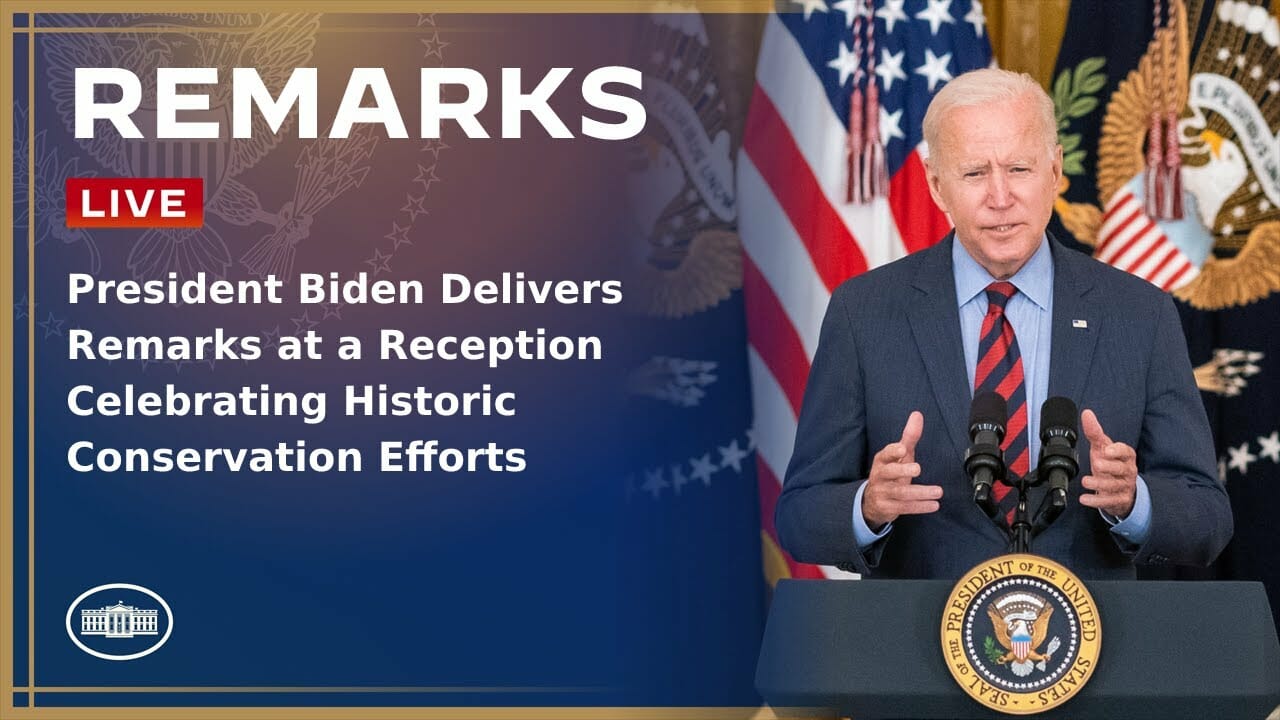 President Biden Delivers Remarks At A Reception Celebrating Historic Conservation Efforts | Dc News