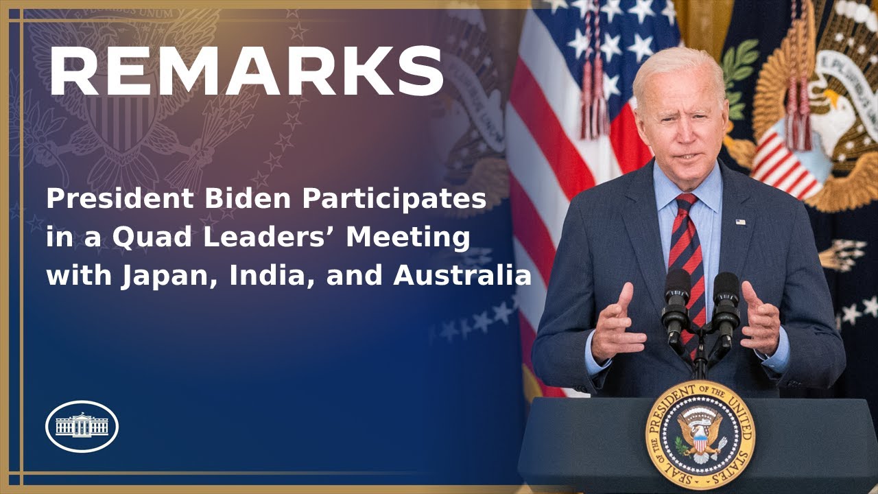 President Biden Participates In A Quad Leaders’ Meeting With Japan, India, And Australia | Dc News