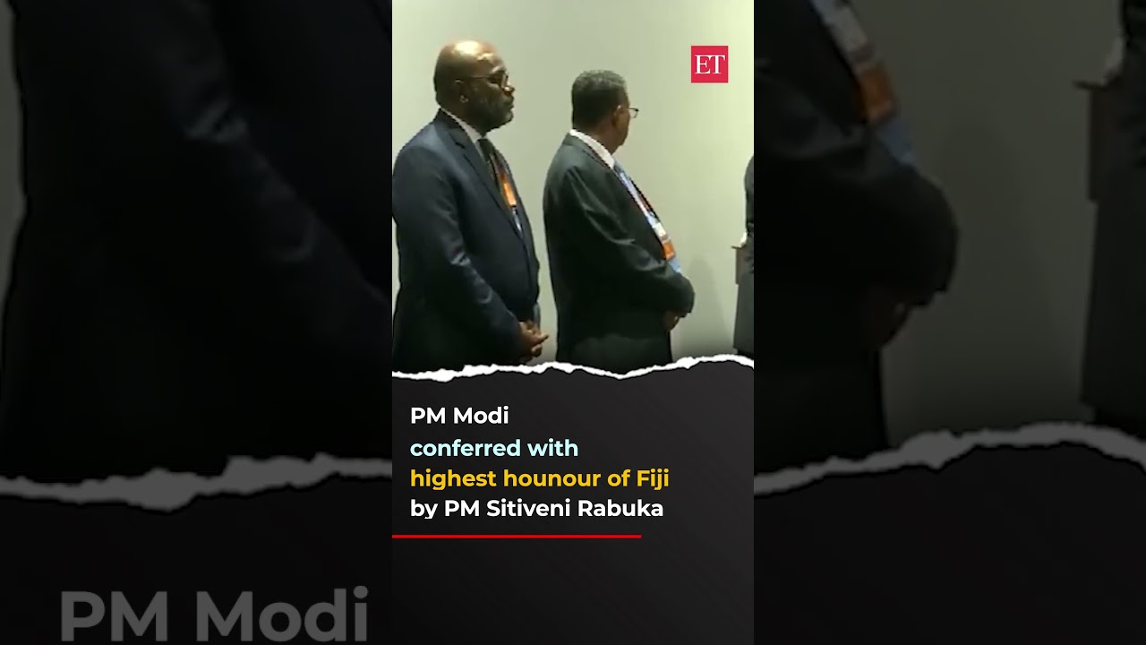 Prime Minister Bestowed With Fiji’s Highest Honour | Econ Times