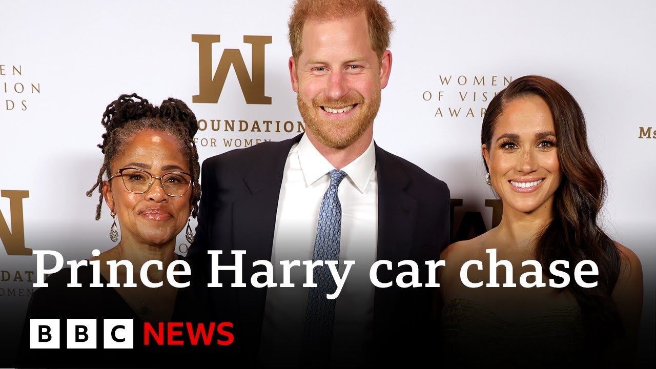 Prince Harry And Meghan Involved In New York Car Chase – Bbc News