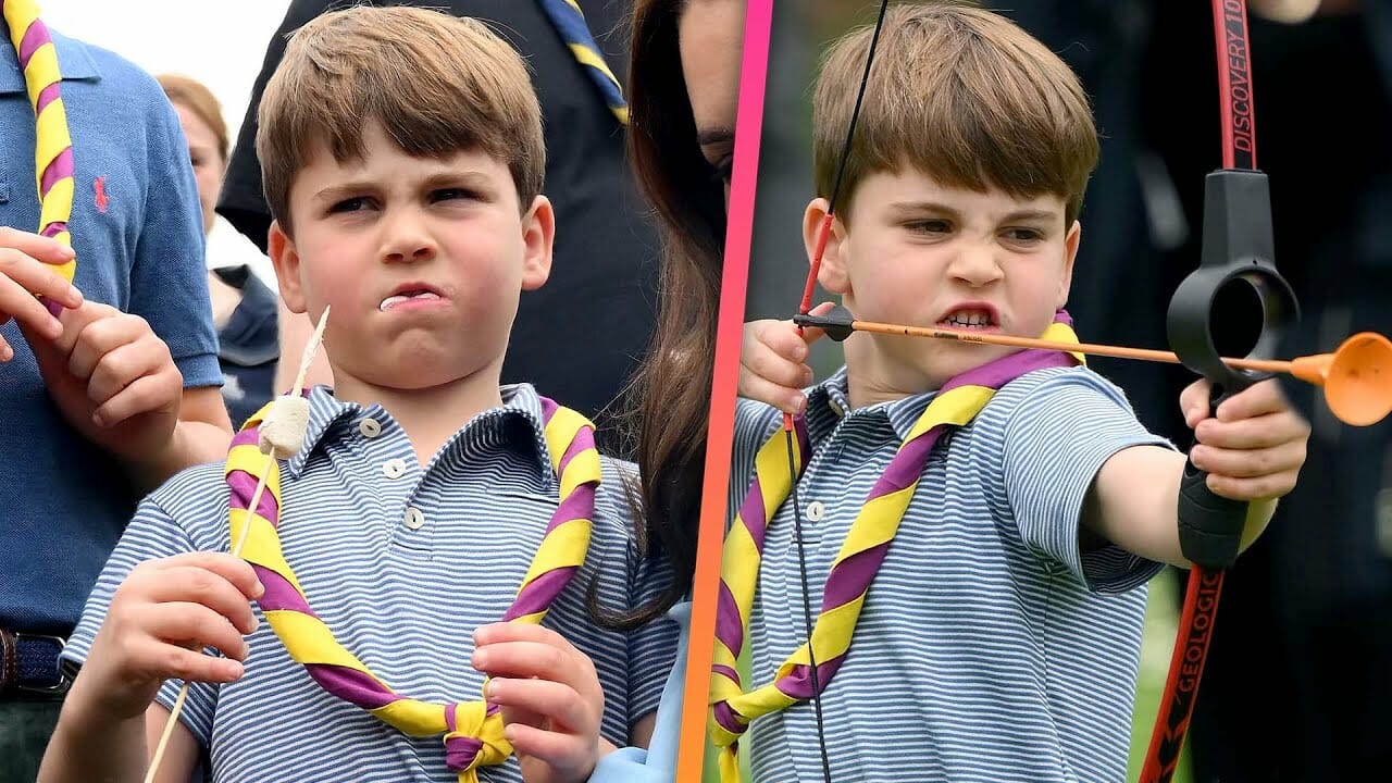 Prince Louis Steals The Show Eating S’mores And Practicing Archery!