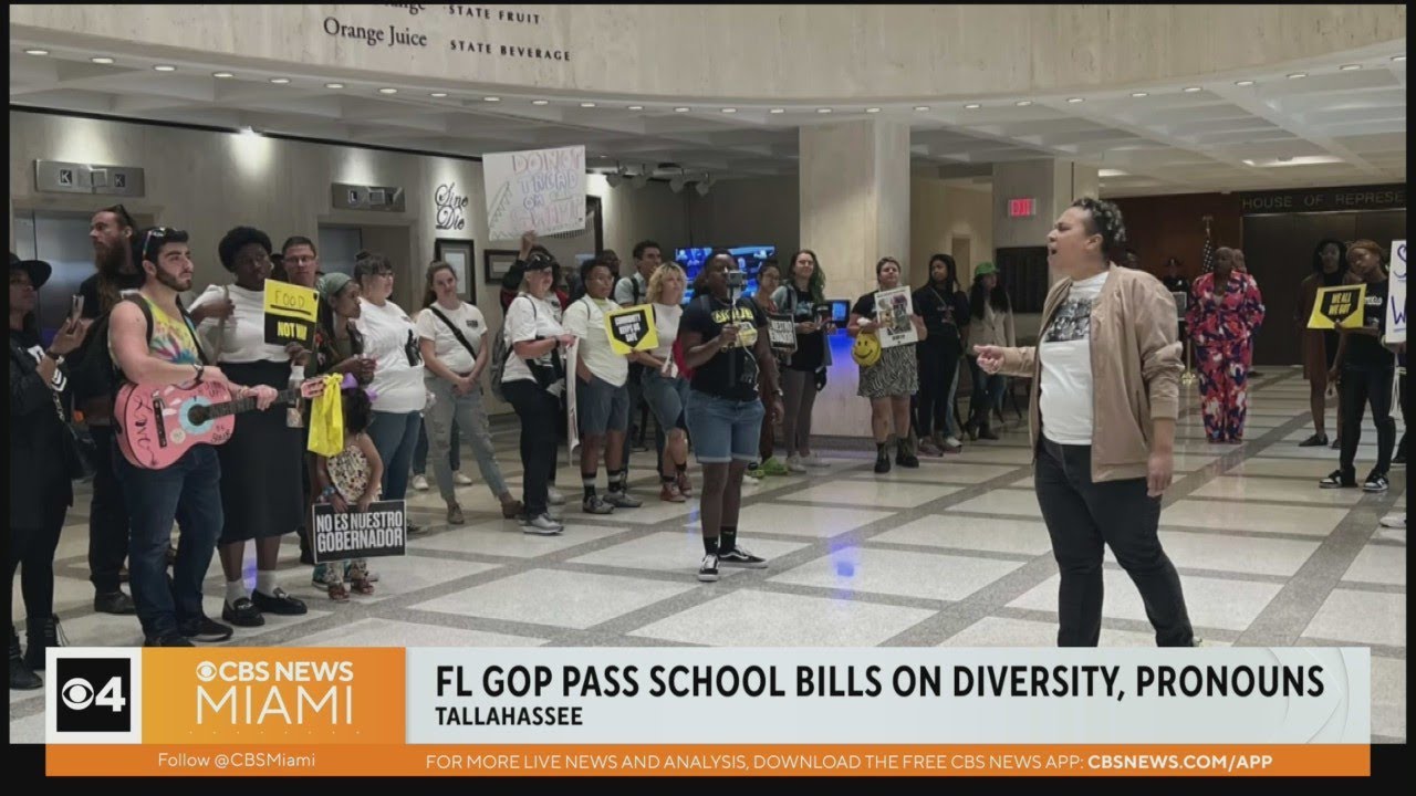 Protest At Gov. Desantis’ Florida Capitol Office