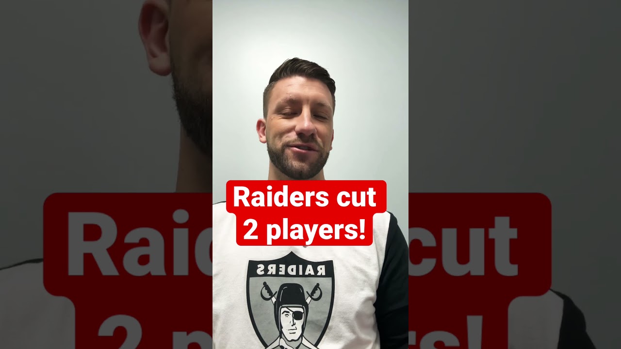 Raiders Cut 2 Players After The 2023 Draft & Udfa Signings #shorts