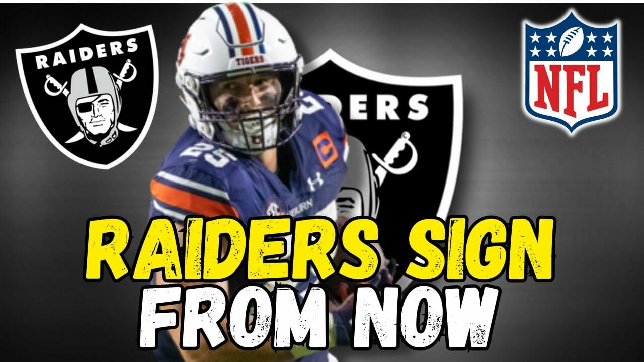 Raiders Sign! Latest Minute! Las Vegas Raiders News