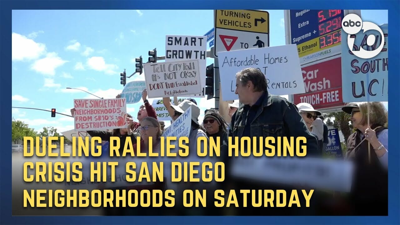 Rallies For, Against High Density Housing Face Off In San Diego | San Diego News