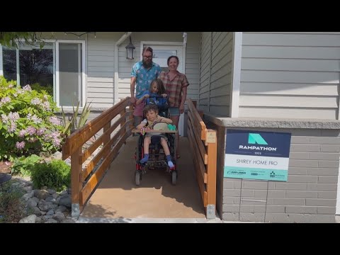 Renton Family’s Home Gets New Ramp For 8 Year Old Who Uses A Wheelchair