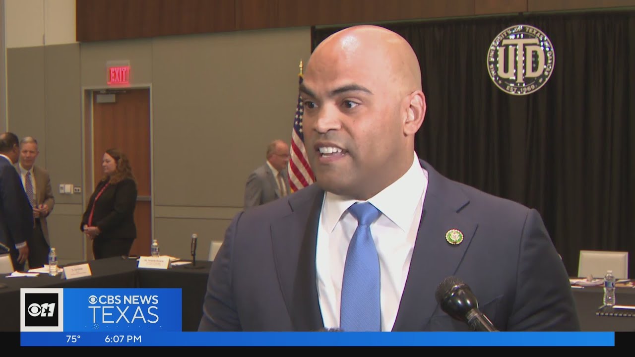 Rep. Colin Allred Makes Public Appearance At Utd | Dallas News