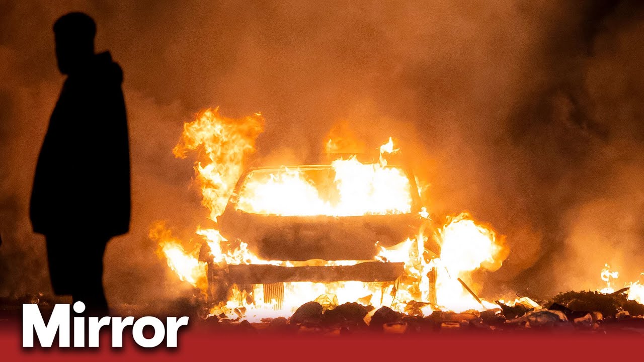 Rioters Hurl Missiles At Police At Cardiff Crash Scene | Uk News