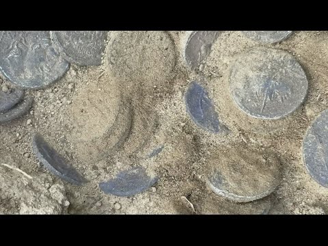 Roman Coins Found With Buried Treasure