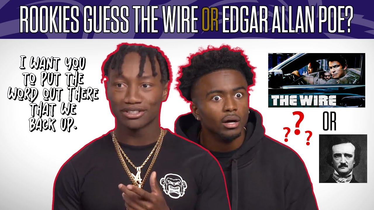 Rookie Superlatives: Edgar Allan Poe Or The Wire? | Baltimore Ravens