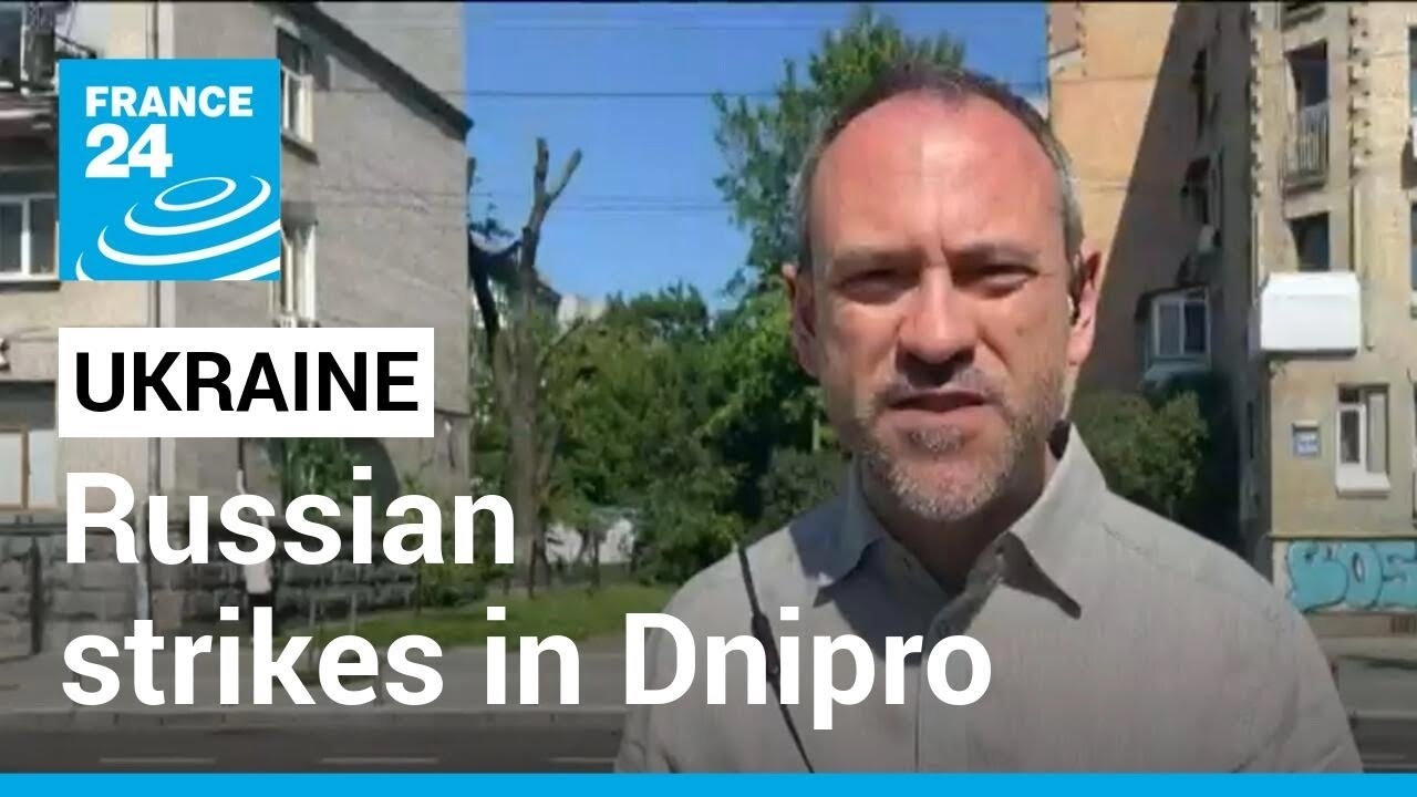 Russian Strikes In Dnipro: Air Attacks Wound Eight, Scores Of Building Damaged • France 24 English