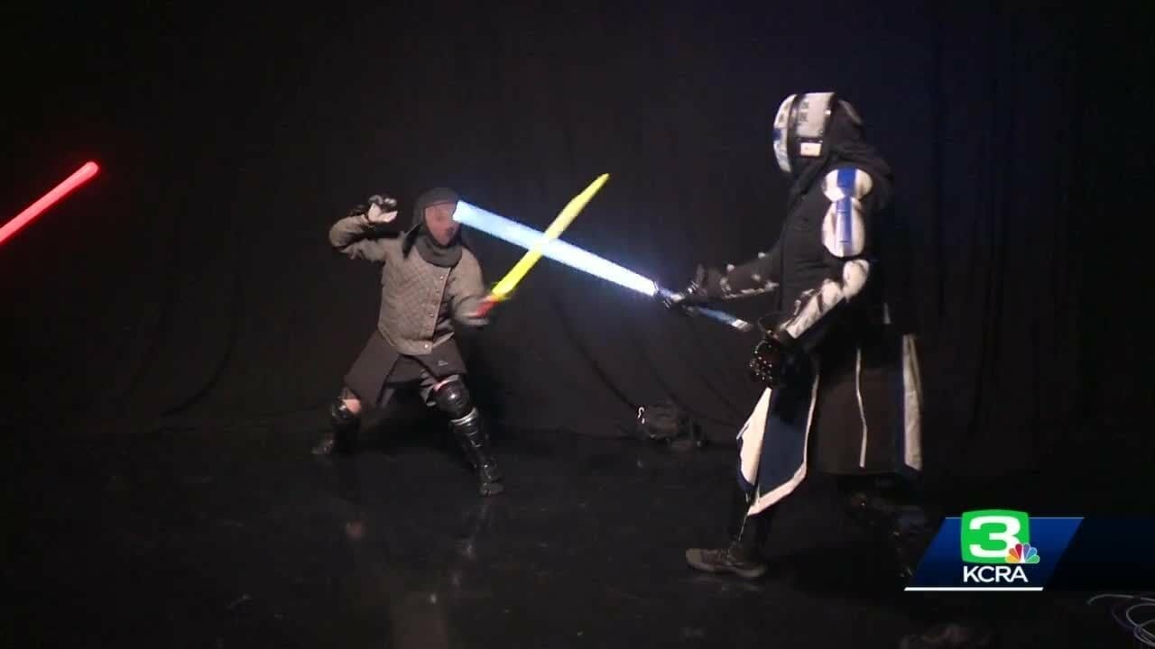 Saber Legion Celebrates May The Fourth With Lightsaber Fight At Kcra