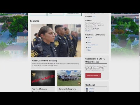 San Antonio Pd Rolls Out New Website With Features Requested By Community